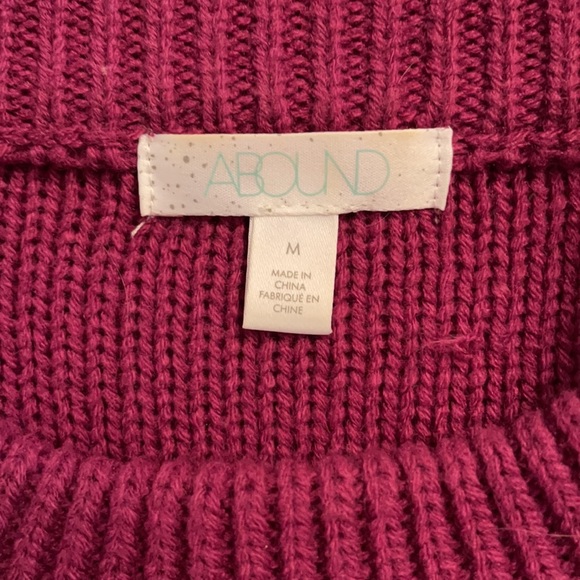 🌺Abound Fushia Knit Sweater - Picture 6 of 6